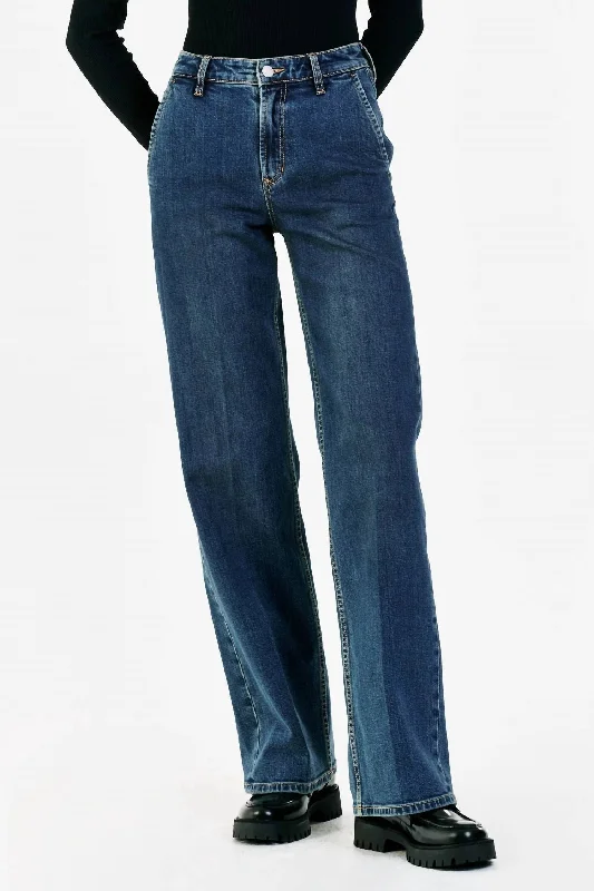 Catherine Super Hi Rise Wide Leg Jean In Jackson