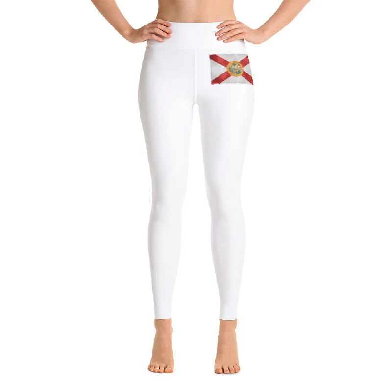 Florida State Flag Yoga Leggings