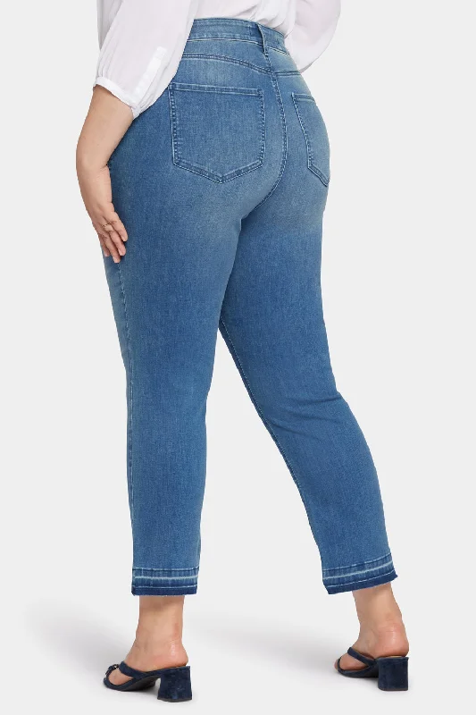 Marilyn Straight Ankle Jeans In Petite Plus Size - Stunning