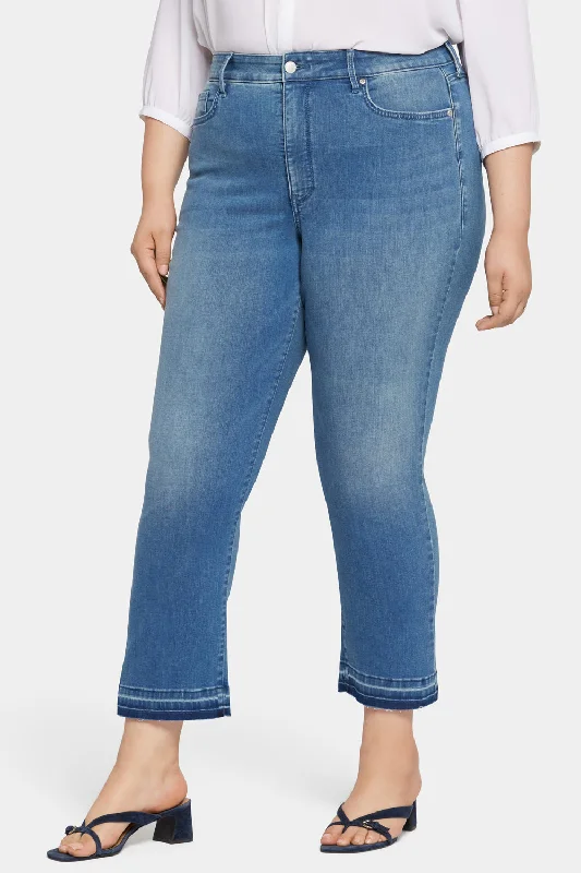 Marilyn Straight Ankle Jeans In Petite Plus Size - Stunning