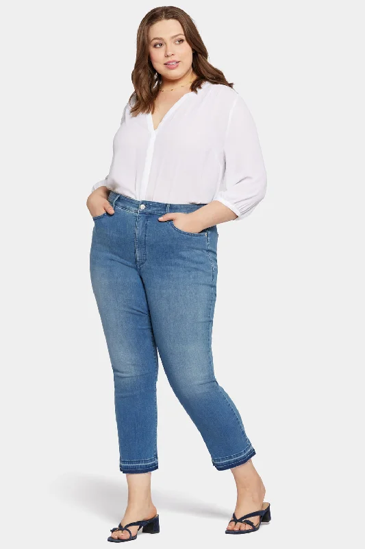 Marilyn Straight Ankle Jeans In Petite Plus Size - Stunning