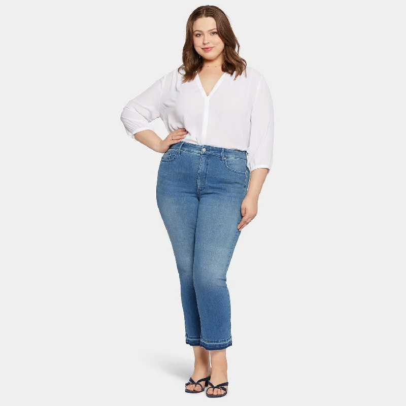 Marilyn Straight Ankle Jeans In Petite Plus Size - Stunning