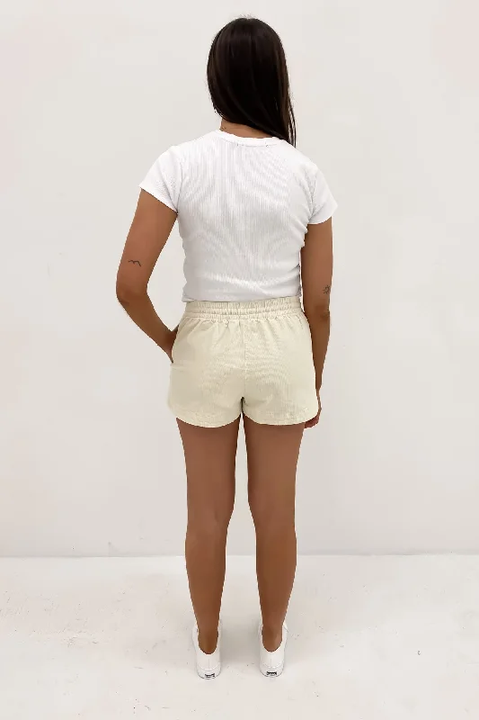 Mazzy Corduroy Short Sand