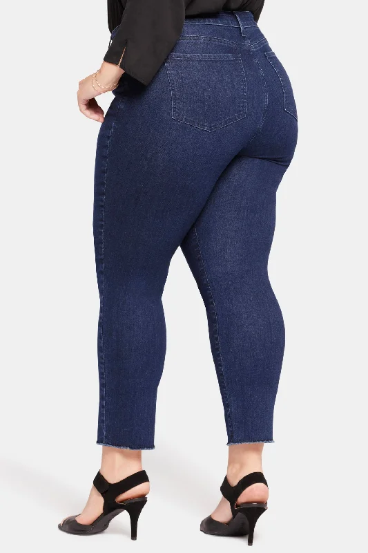 Sheri Slim Ankle Jeans In Plus Size - Mystique