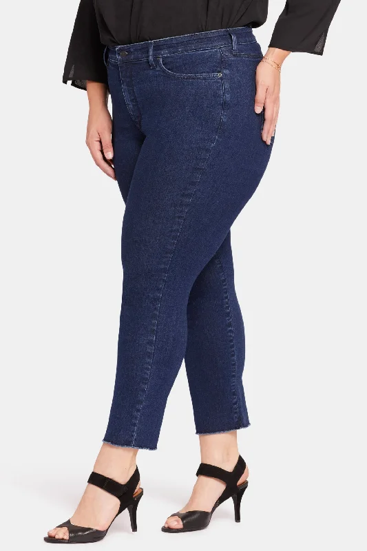 Sheri Slim Ankle Jeans In Plus Size - Mystique