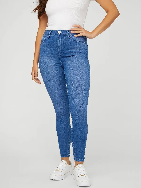 Simmone High-Rise Skinny Jeans