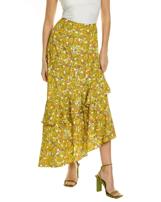 Ted Baker Asymmetrical Midi Skirt