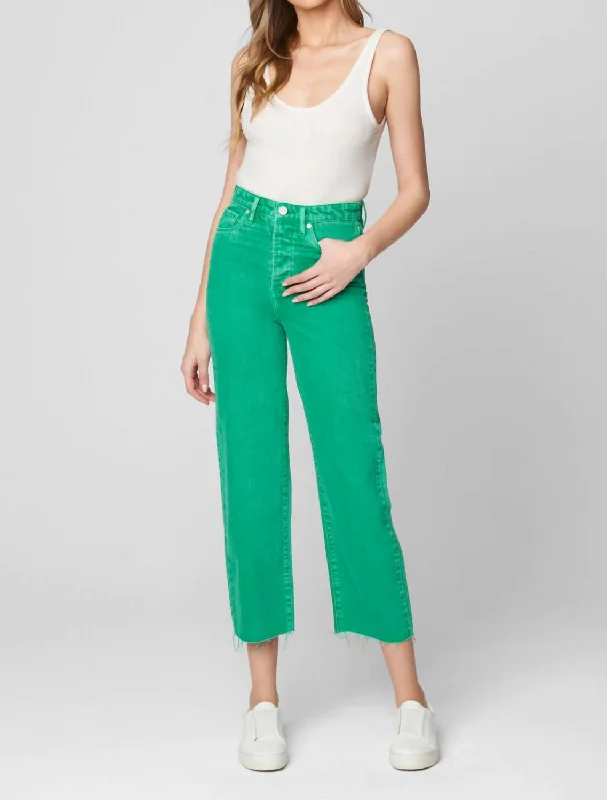 The Baxter Wide Leg Jeans In Feelin Lucky