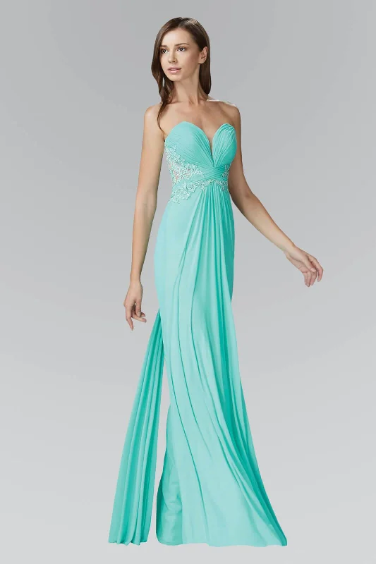 Strapless Sweetheart Long Prom Dress Formal