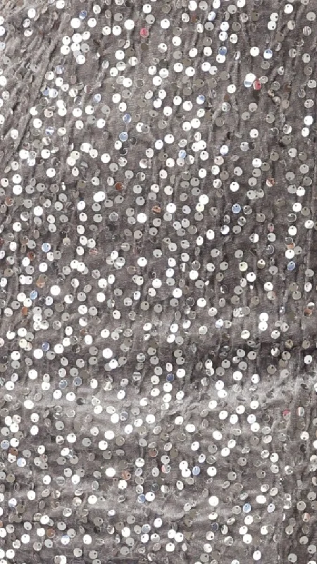 Cadelaria Sequin Mini Dress - Silver