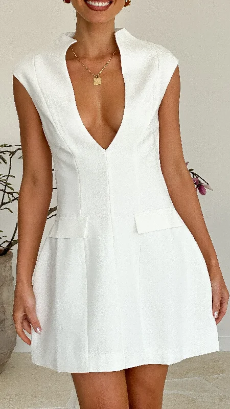 Tahiya Mini Dress - White