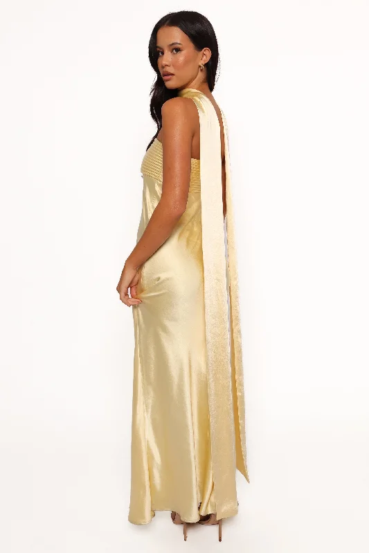 Elsa Maxi Dress - Lemon