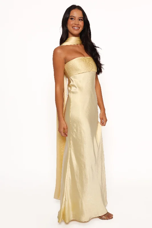 Elsa Maxi Dress - Lemon