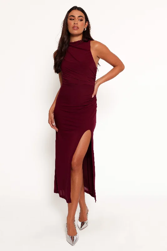 Hayven Maxi Dress - Plum