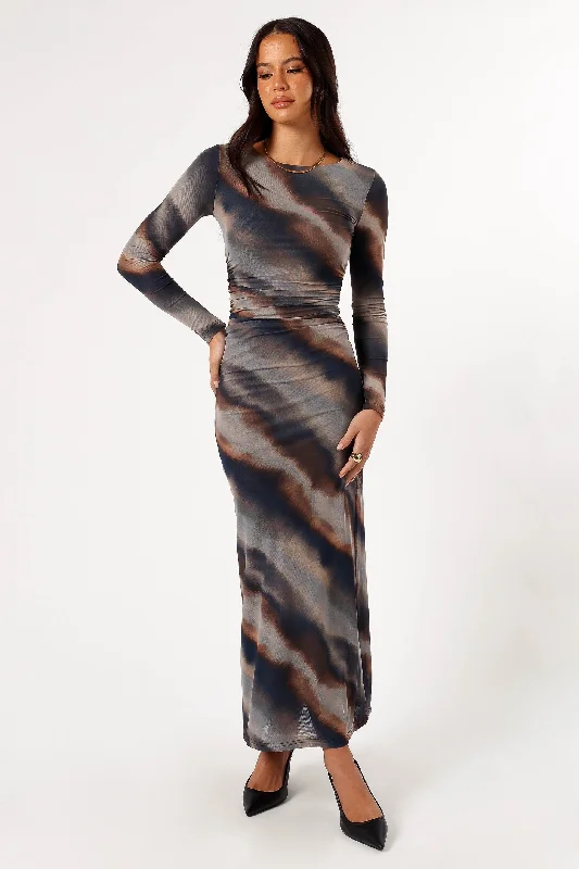 Macey Maxi Dress - Dusk Print