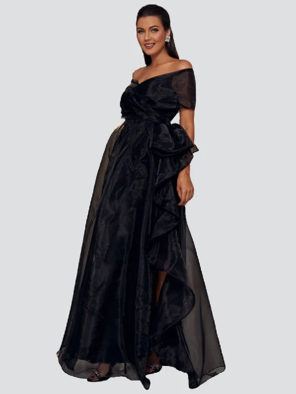 Off Shoulder Mesh Prom Dresses WY52