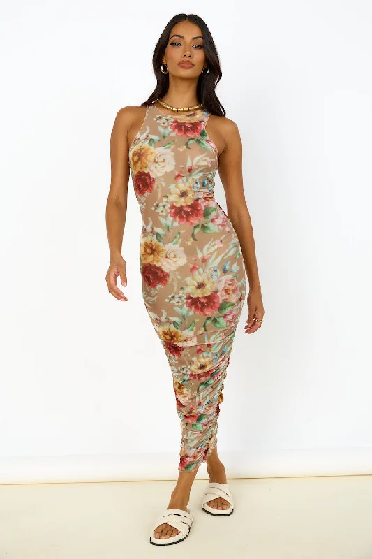 SNDYS Palmas Midi Dress Floral