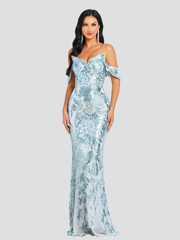 Sequin Mermaid Evening Dress RH30457