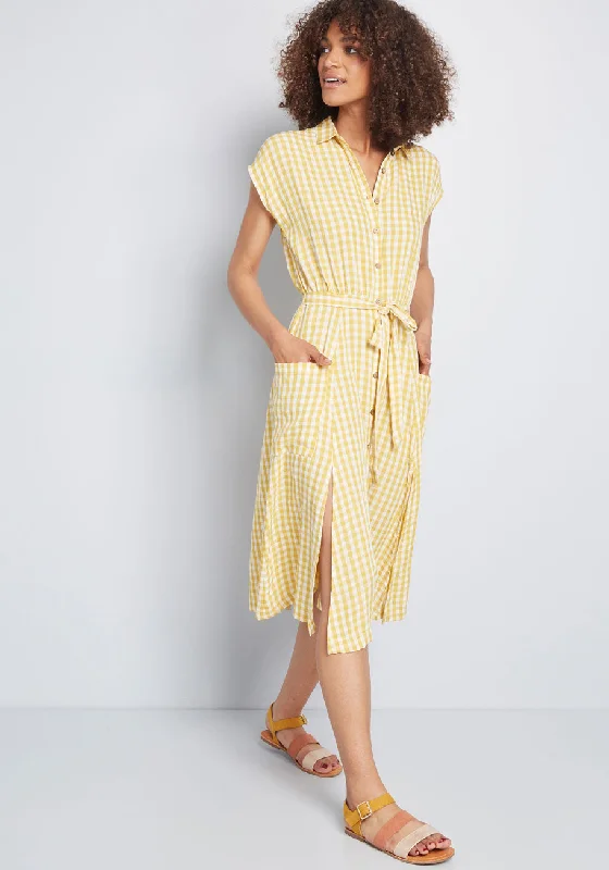 Aligned Design Shirt Dress