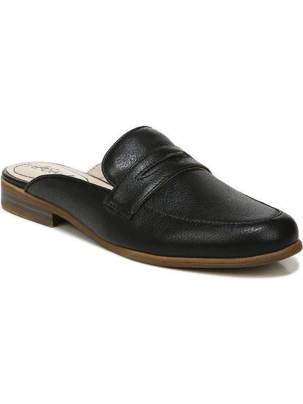 Margot Womens Leather Slide Loafers