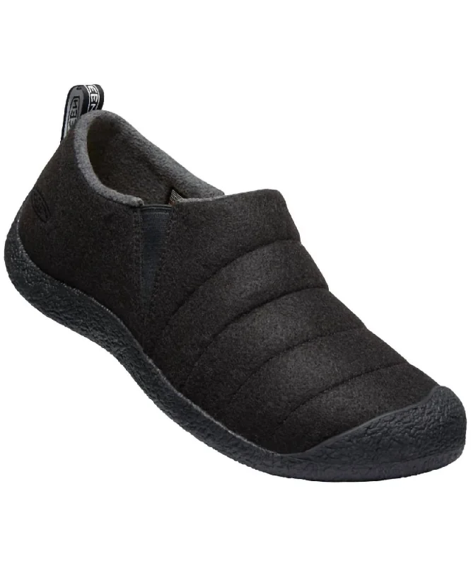 Men's Howser Ii Outdoor Slipper In Black Felt