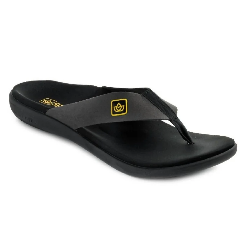 Men's Yumi Pure Sandal In Black