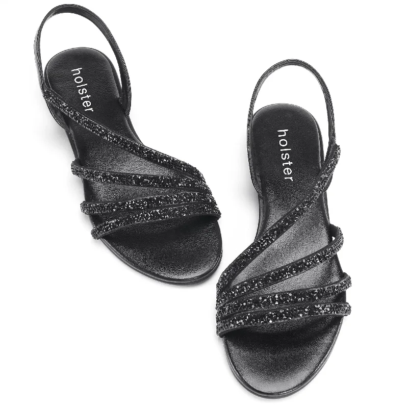 Party Wedge - Black