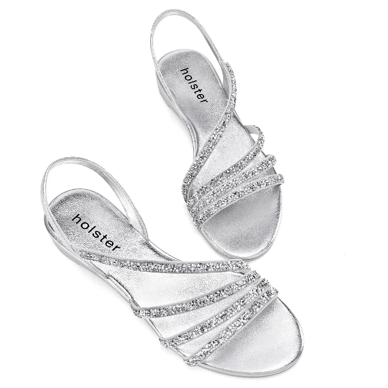 Party Wedge - Silver