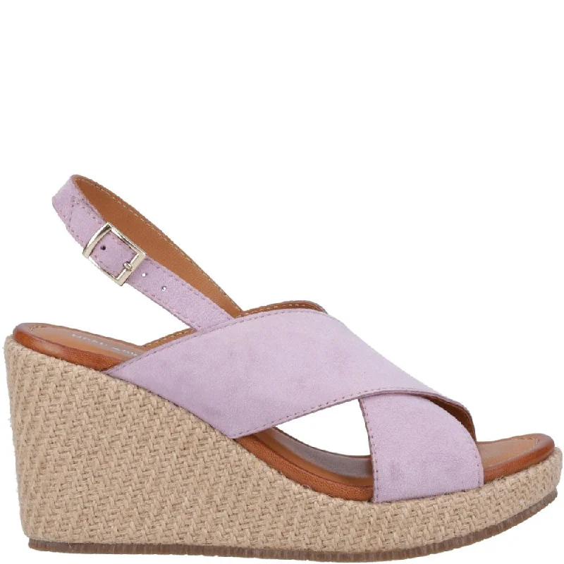 Lilac Perrie Wedge Sandals