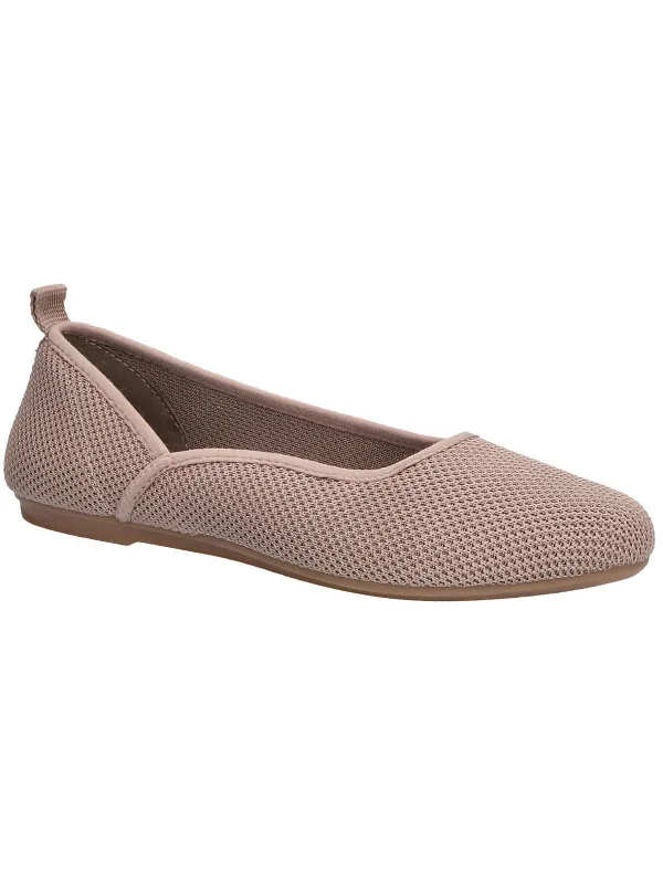 Womens Knit Slip-On Loafers