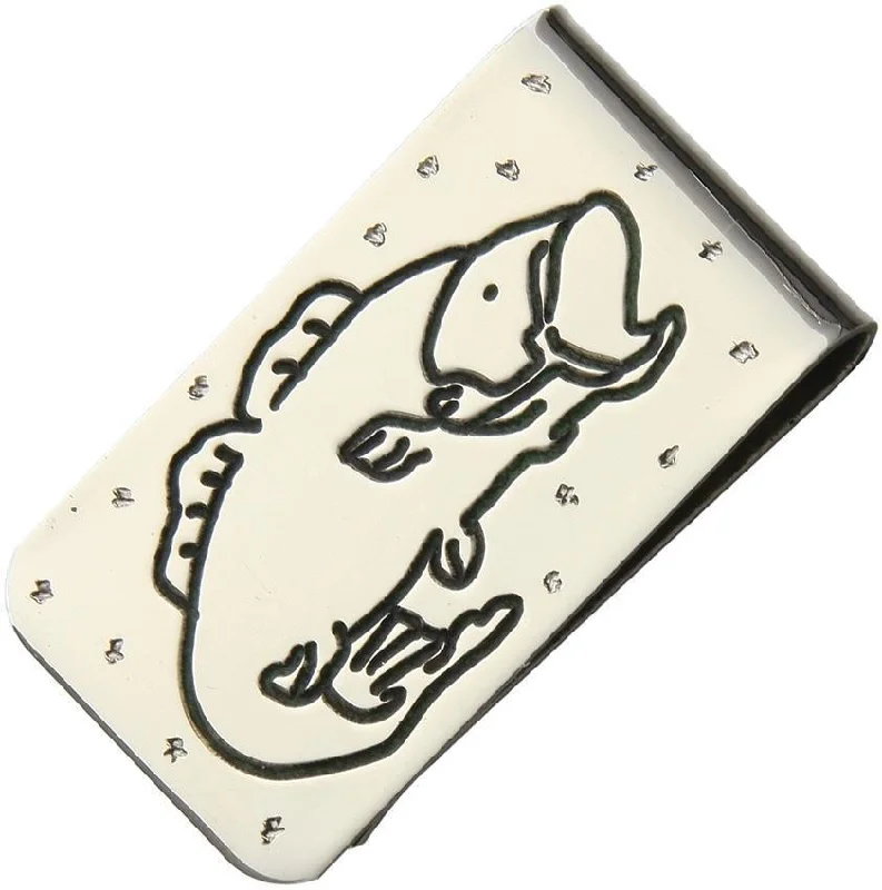 Brian Yellowhorse Custom Money Clip Bass Fish 231