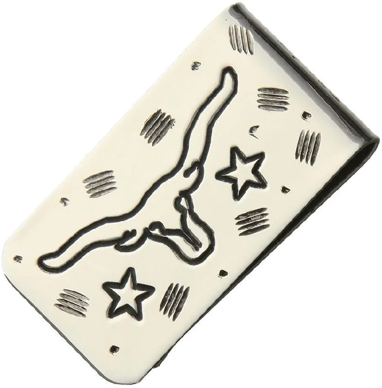 Brian Yellowhorse Custom Money Clip Longhorn 221