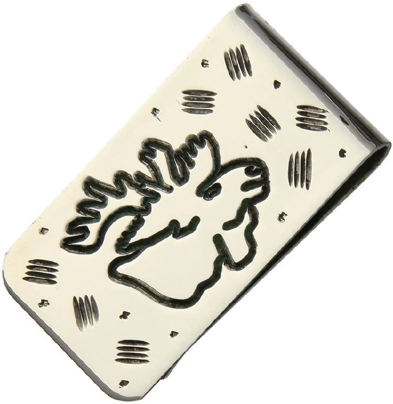 Brian Yellowhorse Custom Money Clip Moose 230