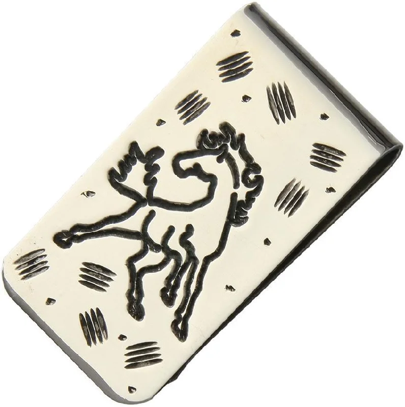 Brian Yellowhorse Custom Money Clip Stallion 214