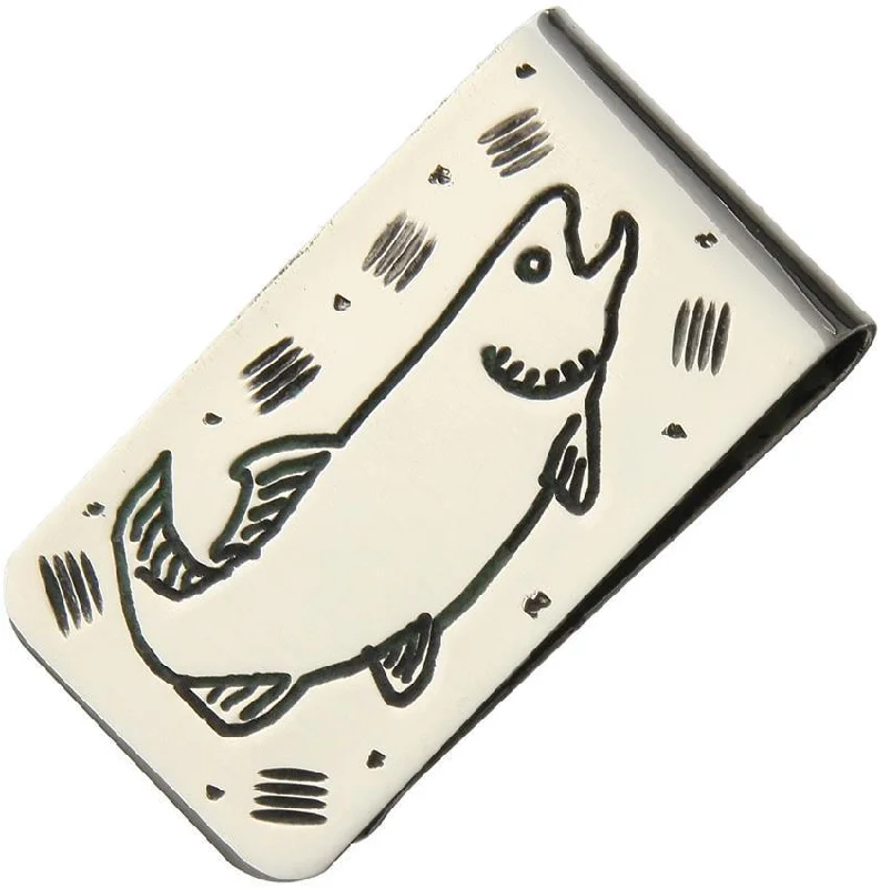 Brian Yellowhorse Custom Money Clip Trout Fish 215