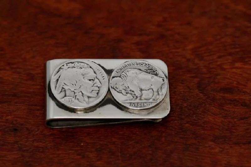 Buffalo and Indian Money Clip