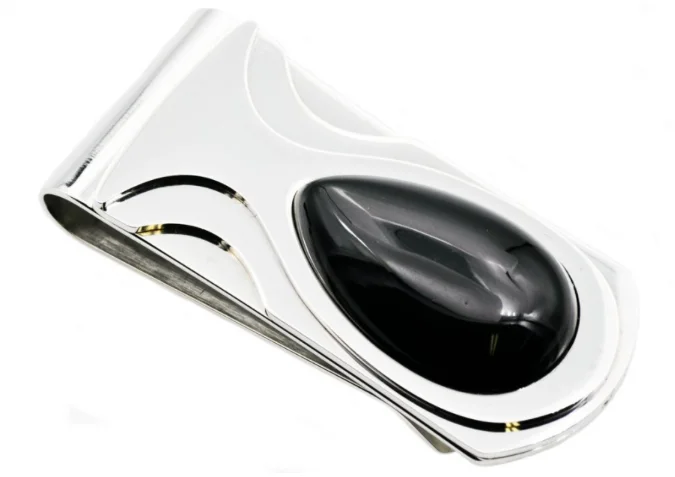 Onyx Money Clip