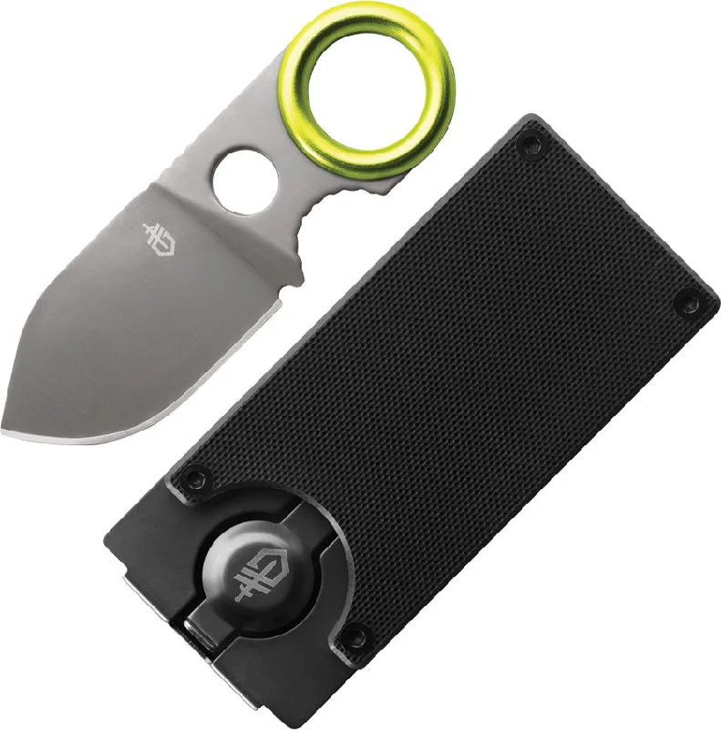 Gerber GDC Money Clip W/ Slide In Fixed Blade Knife 0883