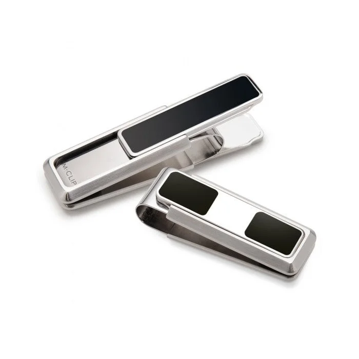 M-Clip Black Enamel Stainless Steel Money Clip