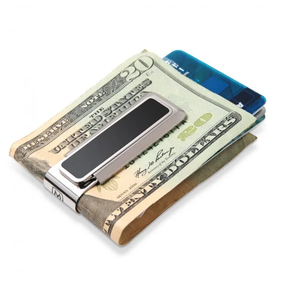 M-Clip Black Enamel Stainless Steel Money Clip